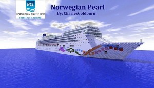 The Norwegian Pearl in Minecraft scale. Image from www.static.planetminecraft.com