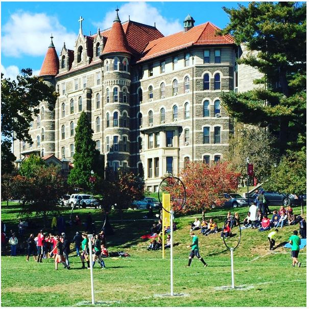 Chestnut Hill College is Hogwarts. Image from instagram.